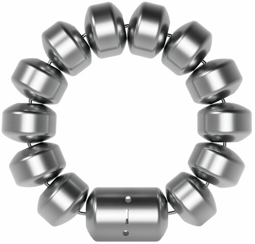 LINX®: Ein flexibler magnetischer Ring aus Titanperlen wird um den unteren Schließmuskel der Speiseröhre gelegt.  Bild: Johnson & Johnson Medical GmbH